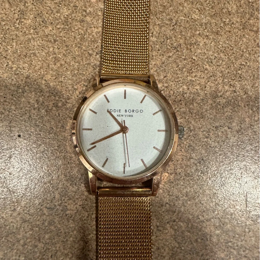 Rose Gold Mesh Watch Eddie borgo